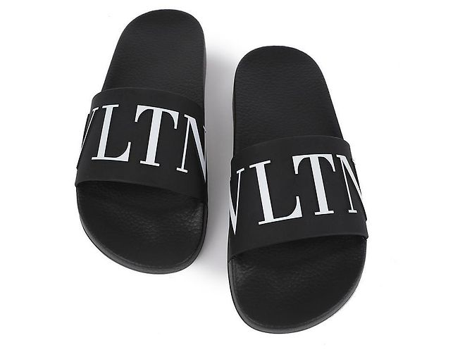 Valentino Pantoufles noires - vue 4