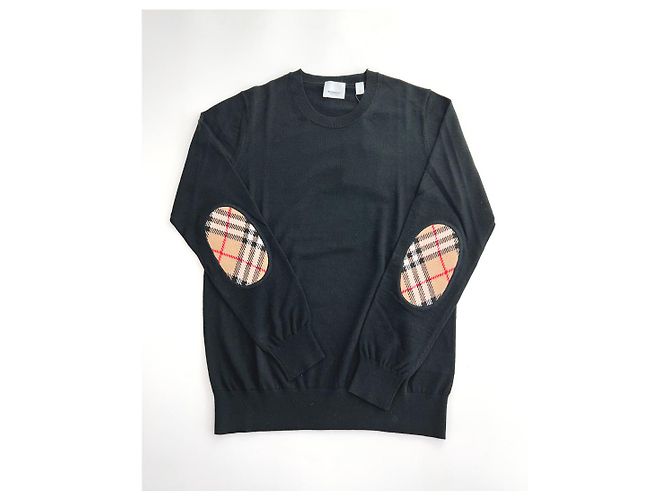 Burberry Suéter de lana de punto BEMPTON para mujeres NEGRO - vista 12