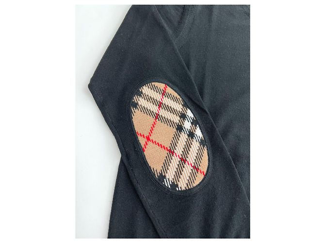 Burberry Suéter de lana de punto BEMPTON para mujeres NEGRO - vista 16