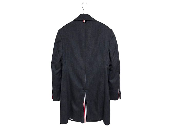 Thom Browne Herringbone Wool Overcoat - view 2