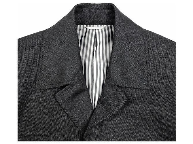 Thom Browne Herringbone Wool Overcoat - view 7