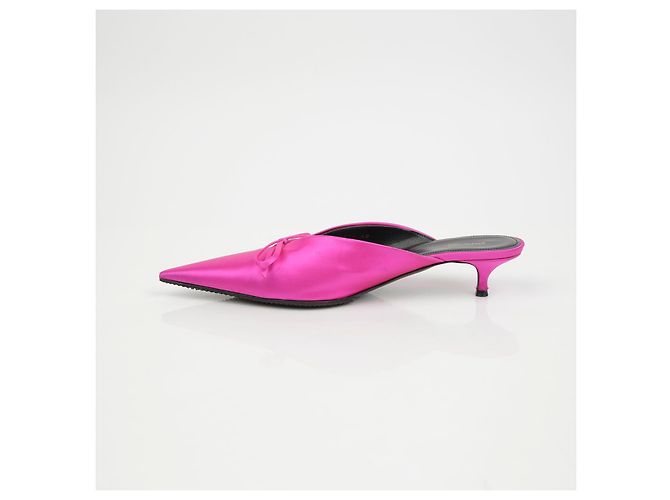 Balenciaga Taglia Mule con Nastro Rosa - vista 10