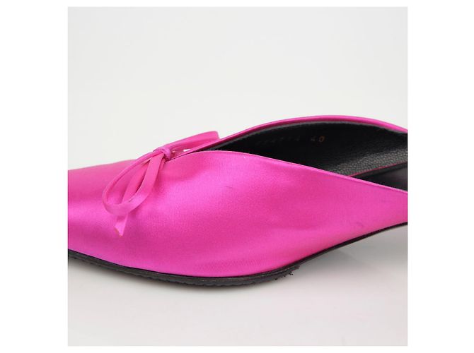 Balenciaga Taglia Mule con Nastro Rosa - vista 11