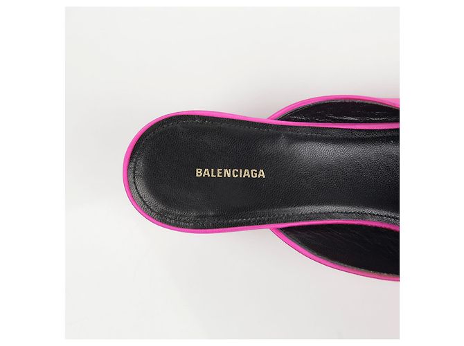 Balenciaga Taglia Mule con Nastro Rosa - vista 14