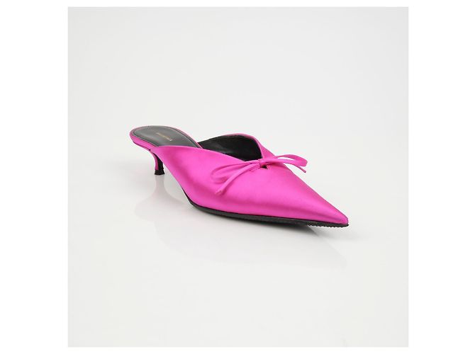 Balenciaga Taglia Mule con Nastro Rosa - vista 2