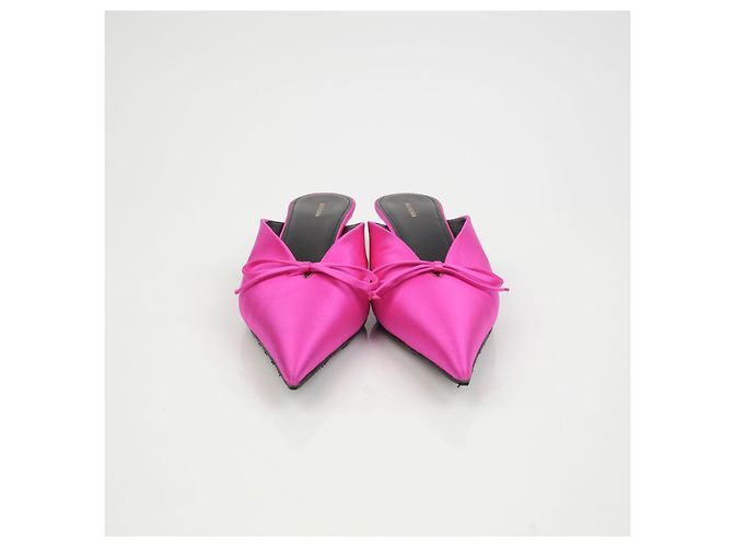 Balenciaga Taglia Mule con Nastro Rosa - vista 4