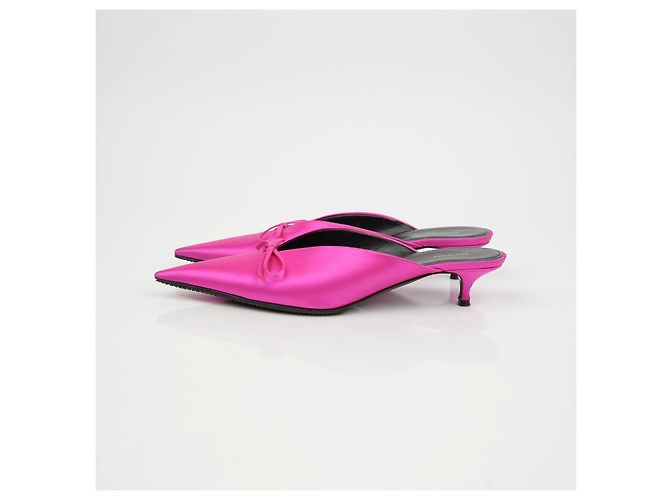 Balenciaga Taglia Mule con Nastro Rosa - vista 6