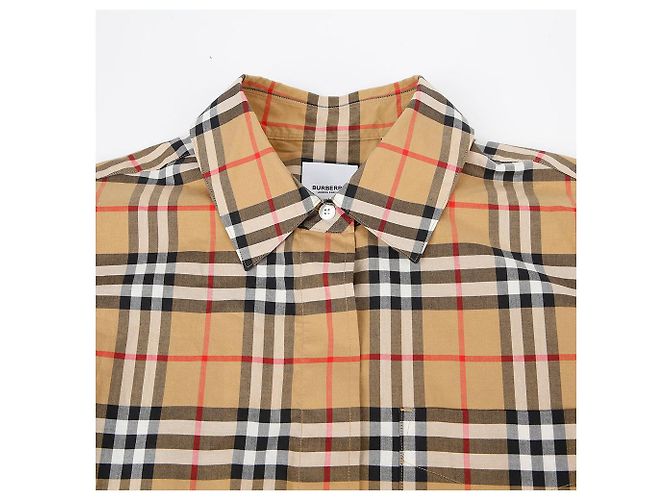 Burberry Vintage Karodress Größe Braun - Ansicht 3