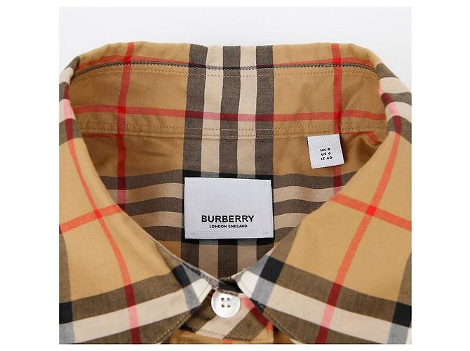 Burberry Vintage Karodress Größe Braun - Ansicht 4