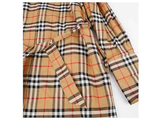Burberry Vintage Karodress Größe Braun - Ansicht 5