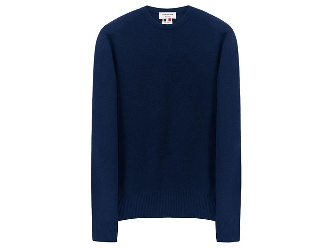 Thom Browne Three Stripe Wool Knit Blue - view 7