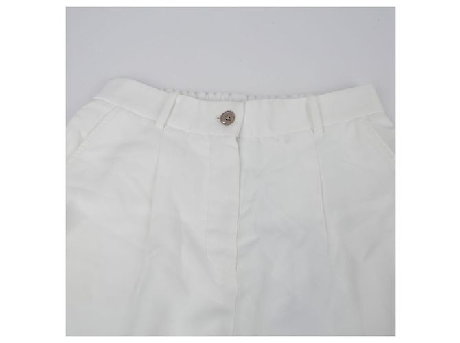 Louis Vuitton Pantalones de Rayón con Rayas Tamaño Blanco - vista 3