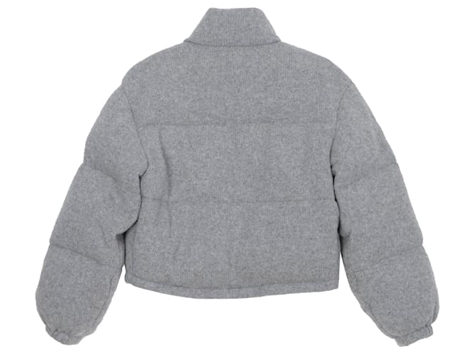 Prada Strick-Pufferjacke Größe Braun - Ansicht 2
