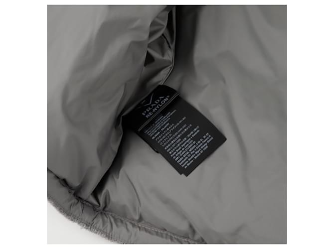 Prada Strick-Pufferjacke Größe Braun - Ansicht 9