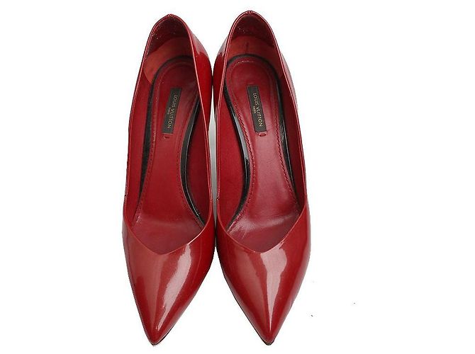 Louis Vuitton Rote Lackpumps - Ansicht 2