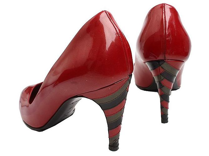 Louis Vuitton Rote Lackpumps - Ansicht 4
