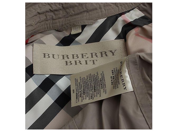 Burberry Gabardina Caqui Castaño - vista 4