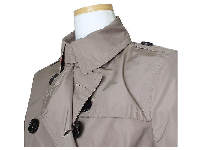 Burberry Gabardina Caqui Castaño - vista 5