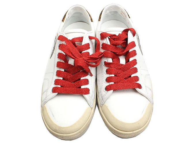 Saint Laurent Weiße Sneaker - Ansicht 2