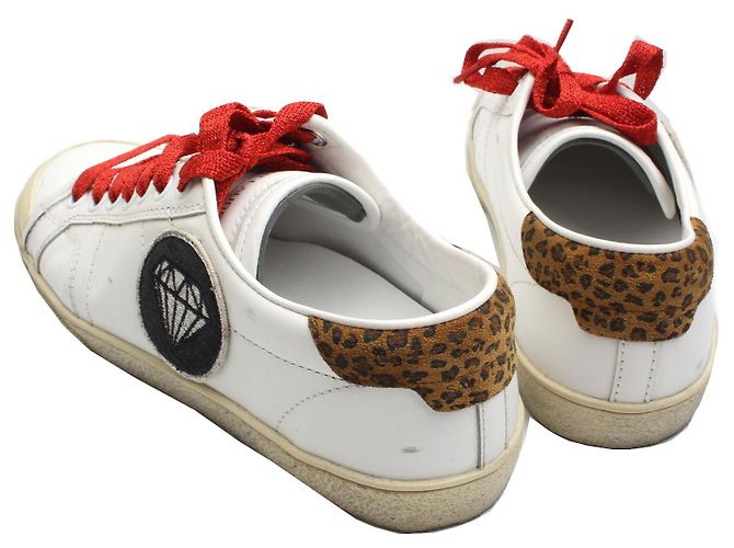Saint Laurent Weiße Sneaker - Ansicht 4