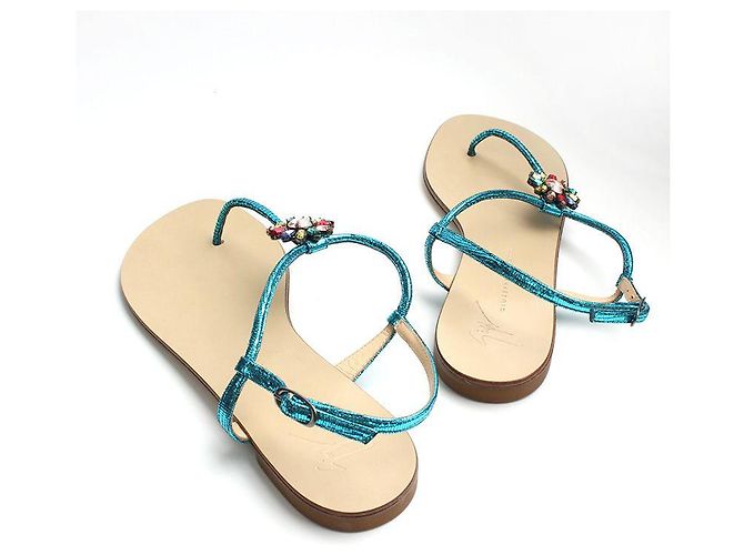 Sandali in pietra multicolore Giuseppe Zanotti - vista 4