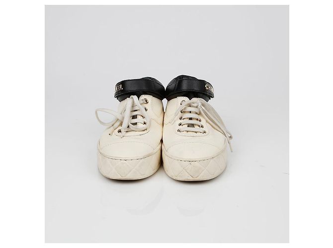 Chanel Sneakers alte Taglia Bianco - vista 2