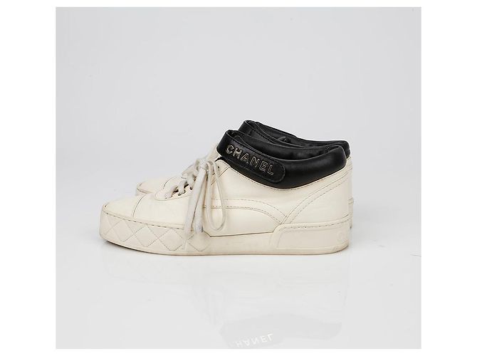 Chanel Sneakers alte Taglia Bianco - vista 4