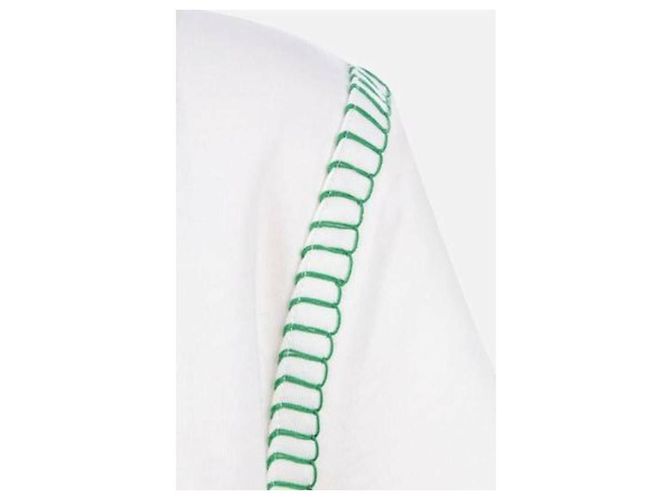 Bottega Veneta T-Shirt aus Baumwolljersey mit Overlocknaht Weiß - Ansicht 6