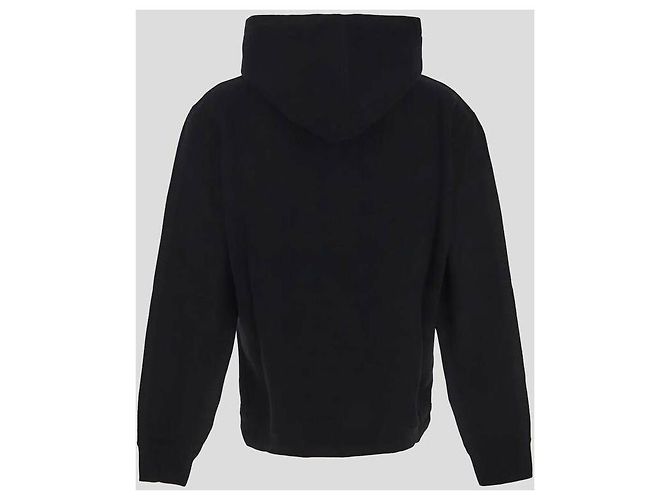 Saint Laurent Moletom com capuz e logo Preto - vista 5