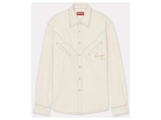 Kenzo Westernhemd WT Weiß - Ansicht 4