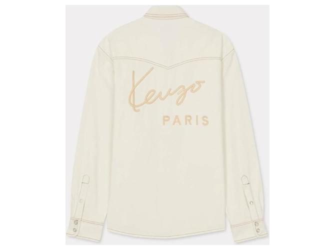 Kenzo Westernhemd WT Weiß - Ansicht 5