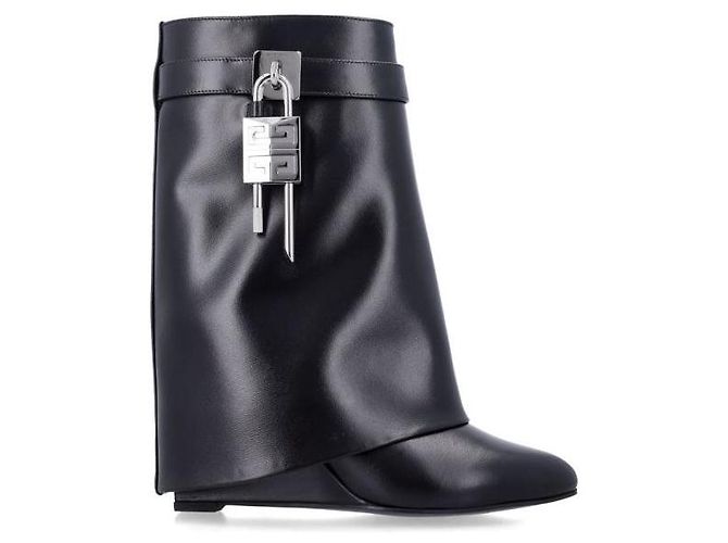 Givenchy Leder-Ankle Boots Shark Lock - Ansicht 4