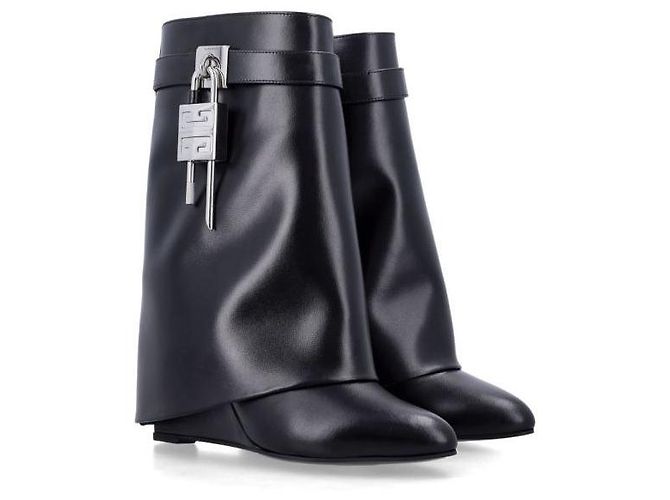 Givenchy Leder-Ankle Boots Shark Lock - Ansicht 5