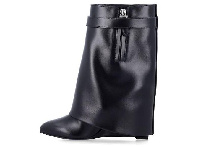 Givenchy Leder-Ankle Boots Shark Lock - Ansicht 6