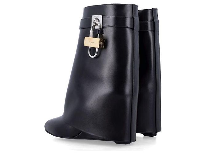 Givenchy Leder-Ankle Boots Shark Lock - Ansicht 7