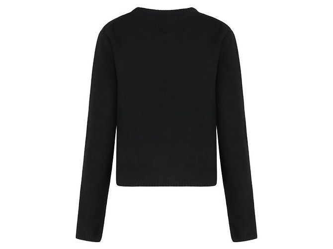 Moncler Suéter bordado con logo Negro - vista 5