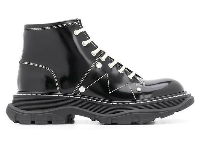Alexander Mcqueen Schnürstiefel Schwarz - Ansicht 4
