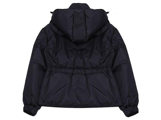 Moncler Giacca corta in piuma per donne Blu - vista 4
