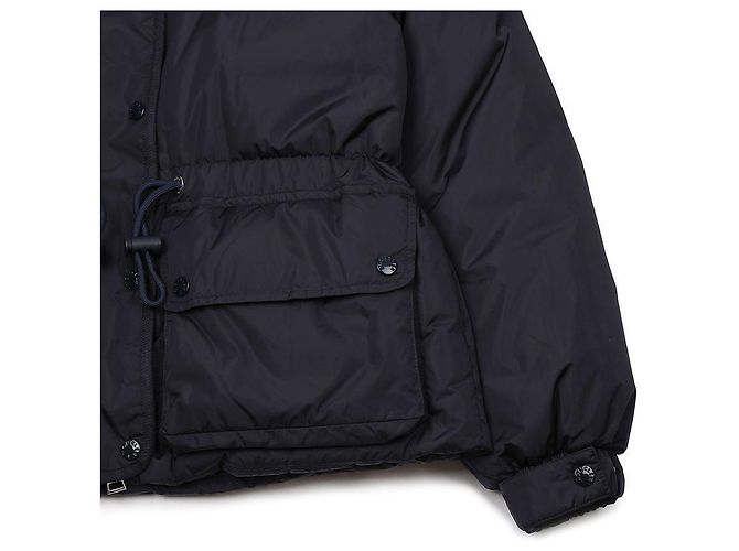 Moncler Giacca corta in piuma per donne Blu - vista 7