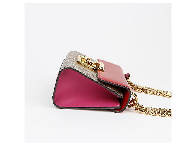 Gucci Piccola borsa a tracolla con catena Rosso - vista 10