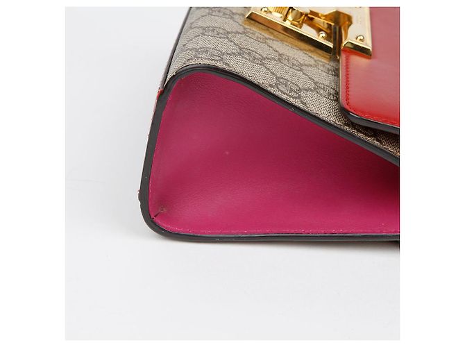Gucci Piccola borsa a tracolla con catena Rosso - vista 11