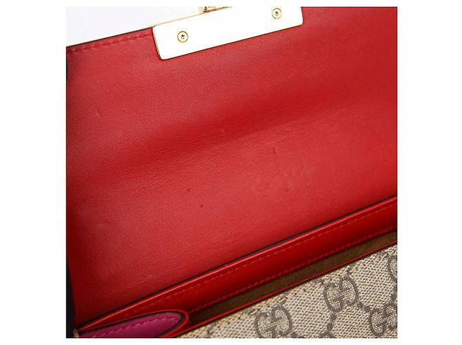 Gucci Piccola borsa a tracolla con catena Rosso - vista 17