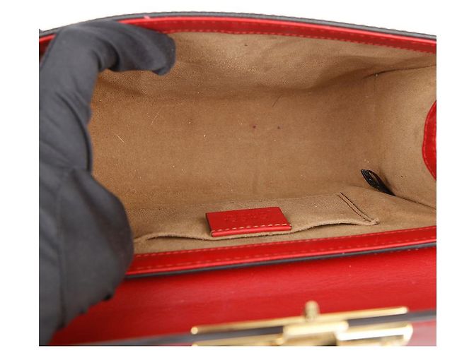 Gucci Piccola borsa a tracolla con catena Rosso - vista 18