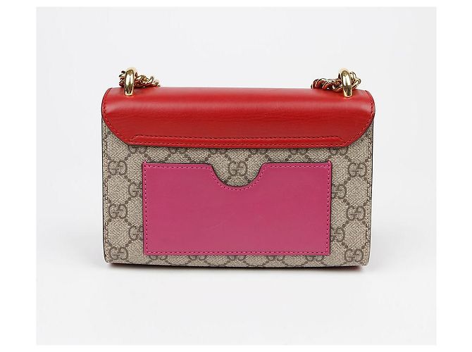 Gucci Piccola borsa a tracolla con catena Rosso - vista 7