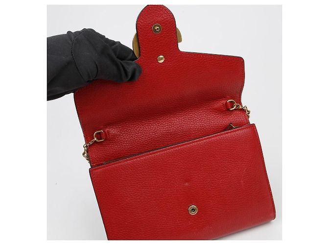 Gucci Borsa a tracolla GG Marmont WOC Rosso - vista 10