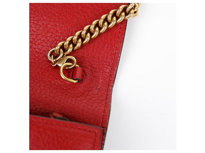 Gucci Borsa a tracolla GG Marmont WOC Rosso - vista 12