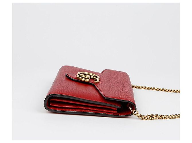 Gucci Borsa a tracolla GG Marmont WOC Rosso - vista 5