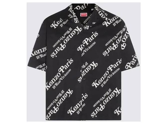 Kenzo Camisa oversized Preto - vista 4