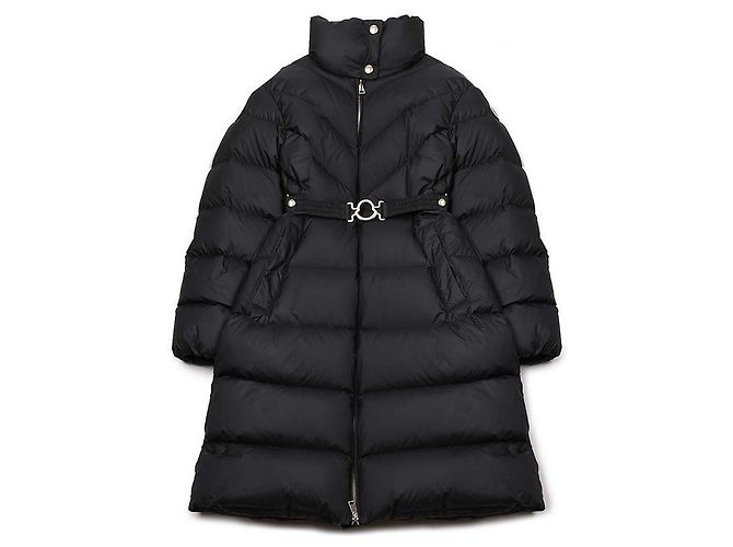 Moncler Brou Langsteppjacke Schwarz - Ansicht 3