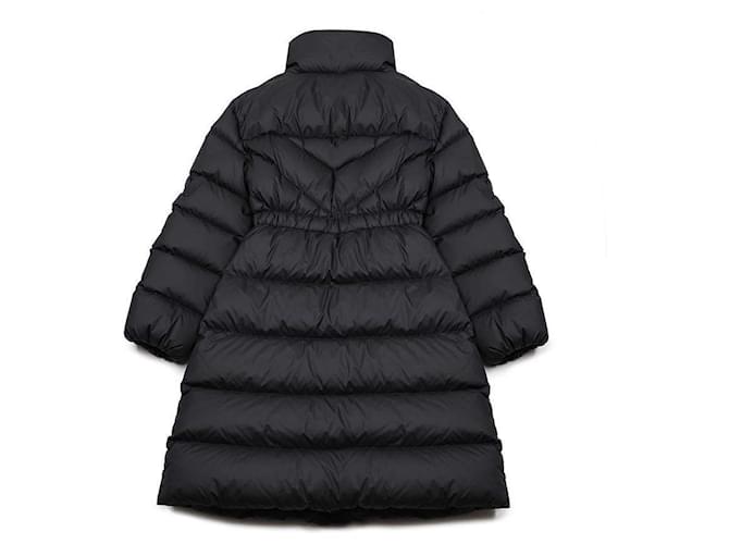 Moncler Brou Langsteppjacke Schwarz - Ansicht 4